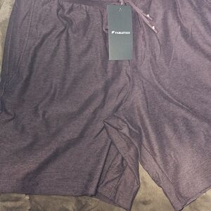 Fabletics Men's Dark Purple Athletic Shorts